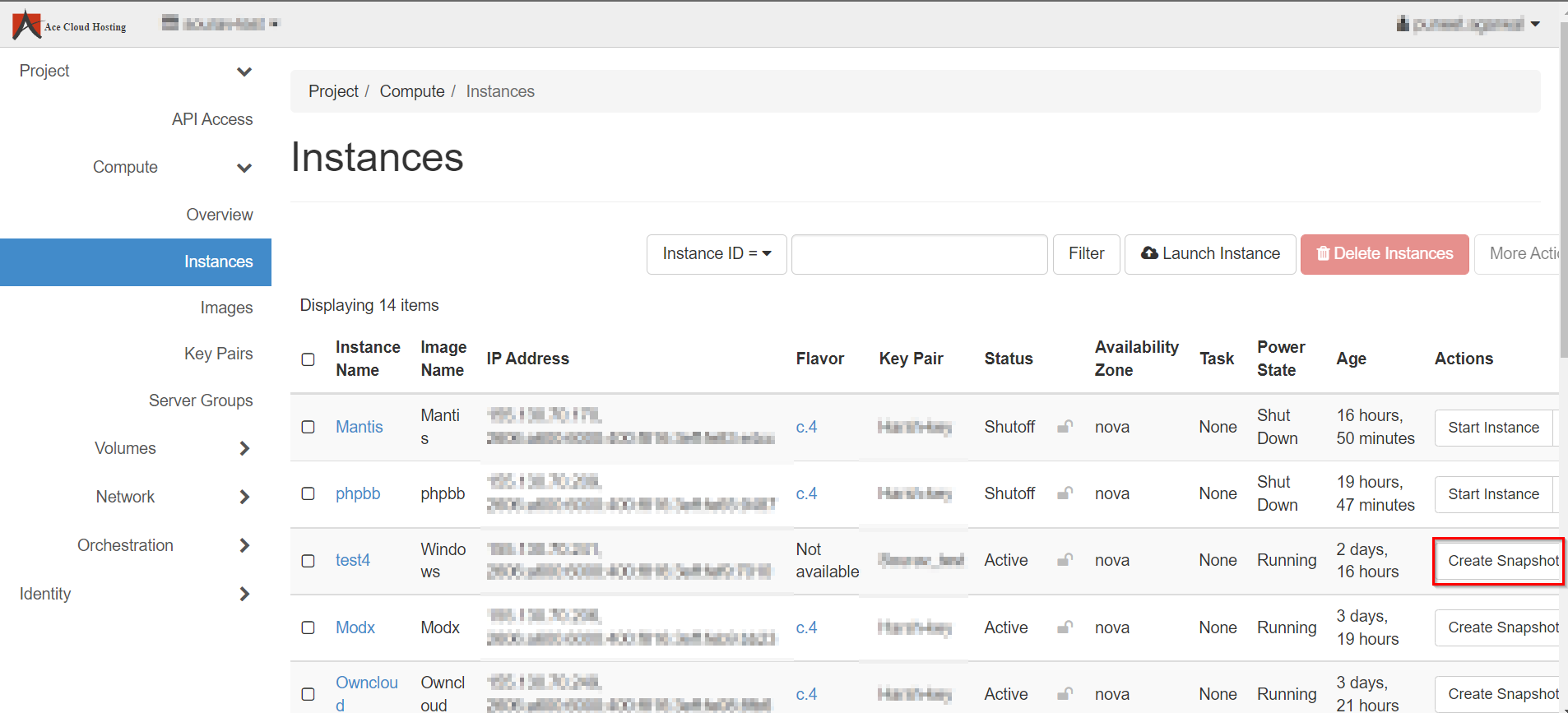 How to create a snapshot of a VM? Real Time Cloud Services LLC