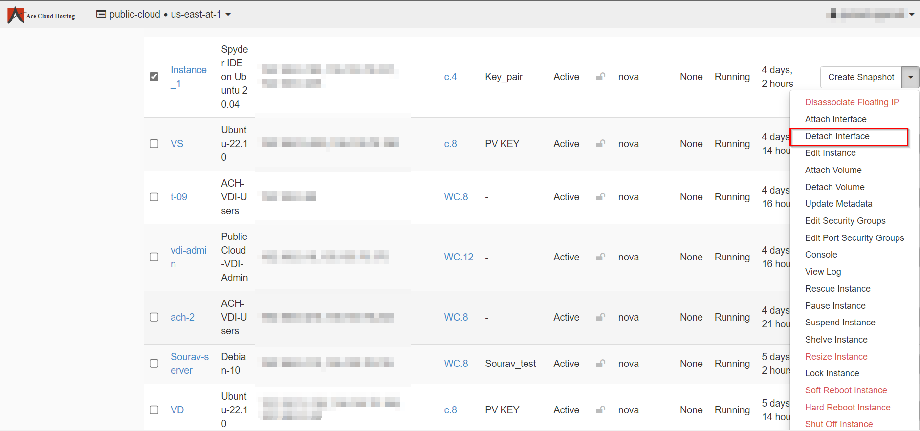 How to detach an interface? Real Time Cloud Services LLC